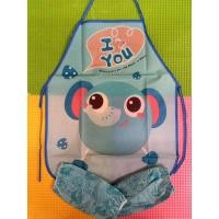 ราคา ผ้ากันเปื้อนเด็กเล็ก ผ้ากันเปื้อนพร้อมปลอกแขน ผ้ากันเปื้อนพลาสติกบางลายการ์ตูน Apron PVC (7107282857)