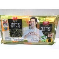 ราคา แท้ ยังบัน สาหร่ายเกาหลี สาหร่ายทะเลคุณภาพสูง ปรุงรสด้วยน้ำมันมะกอก และน้ำมันทานตะวัน Yangban (16855934255)