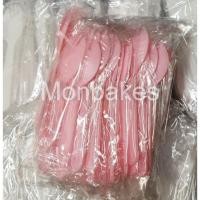 ราคา ช้อนพลาสติกช้อนปลายส้อมตักขนมแพค50 ชิ้นซีลแยกทุกชิ้น (12694371177)