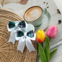 ราคา กิ๊บโบว์ติดผมนักเรียนลายสก๊อต ราคา 1คู่ (15009186872)