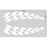 ราคา แต่งขอบ คิ้วล้อ รถ 1 ชุด มี 2 ชิ้น สติ๊กเกอร์ แต่งรถ ขอบล้อ ซุ้มล้อ (18783825949)