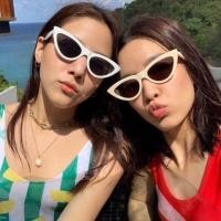 ราคา แว่นกันแดด แว่นผู้หญิง แว่นแฟชั่น แว่นวินเทจ ทรงแคทอาย cat eye เรโทร พร้อมส่ง เก็บเงินปลายทาง TST super shop (5508558281)
