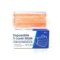 ราคา Face Mask แมส หน้ากากอนามัย ผ้าปิดจมูกอนามัย หนา 3 ชั้น แบบมีกล่อง 1 กล่อง 50ชิ้น สีดำ (19384438876)