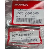 ราคา โบลต์หน้าแปลน 6x65 รหัสอะไหล่ 95701 06065 00 อะไหล่แท้เบิกศูนย์ Honda แท้ 100 (21531163215)
