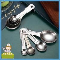 ราคา ชุดช้อนตวง 4 ขนาด ทำจากแสตนเลส มี 4 ขนาด 1 4 tsp 1 2 tsp 1 tsp ช้อนชา and 1 tbsp ช้อนโต๊ะ (21615774403)