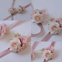 ราคา ข้อมือเพื่อนเจ้าสาว rosypink ดอกกุหลาบโทนชมพู (21424038226)
