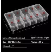 ราคา ดีมั้ย แยกงานหยิบง่าย กล่องอุปกรณ์ กล่องใสเล็บปลอม กล่องใส่เพชร กล่องใส่อะไหล่ (19409764196)