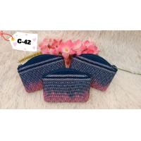 ราคา กระเป๋าสตางส์ผ้าคราม กระเป๋าเหรียญผ้าคราม (20402849071)