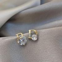 ราคา ตัวอักษรเกาหลีต่างหู H สตั๊ดกับต่างหูเพชรต่างหูผู้หญิง (19887329947)