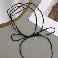 ราคา สร้อยคอรูปหัวใจอัลลอย Y2K เชือกกับเนคไทแบบเรียบง่ายกลวงสายคล้องคอผู้หญิงจี้รูปหัวใจเครื่องประดับผ้าพันคอสุดเก๋ผู้หญิง (21624555232)