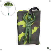 ราคา CK มินิทหารร่มชูชีพของเล่นทหารมือโยนของเล่นพรางบินร่มชูชีพ (20864067644)