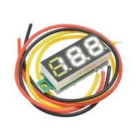 ราคา ส่งด่วนในไทย DM Three Digits 0 28inch Digital Tube LED DC 5 30V Voltmeter Digital Display Voltage VOLT METER 12V 24V (21324566011)