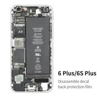 ราคา ฟิล์มหลังด้าน ฟิล์มถอดแยกชิ้นส่วนเมนบอร์ดลายพราง สำหรับ iPhone 15 Pro Max 14 13 12 11 Pro XS Max Mini X XR SE 2020 8 7 6 6s Plus ฟิล์มหลัง ไอโฟน (16565686700)