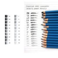ราคา แท่งเดี่ยว ดินสอเขียนแบบ ดินสอแรเงา ดินสอไม้ Staedtler Lumograph มีทุกเบอร์ (6927192369)