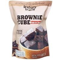 ราคา คริสปี้บราวน์ Krispy Brown บราวนี่กรอบ คิวบ์ ดาร์กช็อกโกแลต 45 ก (15570877975)