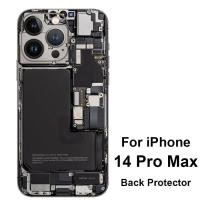 ราคา ฟิล์มหลังด้าน ฟิล์มถอดแยกชิ้นส่วนเมนบอร์ดลายพราง สำหรับ iPhone 15 Pro Max 14 13 12 11 Pro XS Max Mini X XR SE 2020 8 7 6 6s Plus ฟิล์มหลัง ไอโฟน (16565686695)