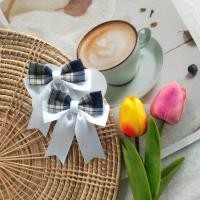 ราคา โบว์ติดผมนักเรียนลายสก๊อต ราคา 1คู่ (14801130768)