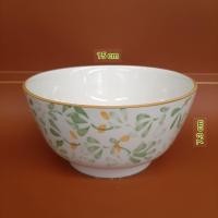 ราคา RTNS SHOP จาน ชามเซรามิคลายดอก จาน ชามกระเบื้อง จานขนาด 8 นิ้ว ชามขนาด 6 นิ้ว มี 3 สี (20912682331)