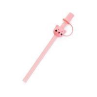 ราคา พร้อมส่ง หลอดดูด หลอดดูดน้ำ ดูดนม อาหารเหลว สำหรับเด็ก พร้อมฝาปิดหลอด วัสดุซิลิโคน (17822743497)