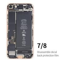 ราคา ฟิล์มหลังด้าน ฟิล์มถอดแยกชิ้นส่วนเมนบอร์ดลายพราง สำหรับ iPhone 15 Pro Max 14 13 12 11 Pro XS Max Mini X XR SE 2020 8 7 6 6s Plus ฟิล์มหลัง ไอโฟน (16565686699)
