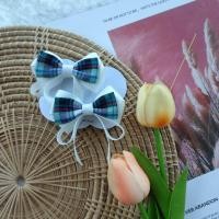 ราคา โบว์ติดผมเด็กนักเรียนลายสก๊อต ราคา 1คู่ (17791543888)