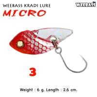 ราคา อุปกรณ์ตกปลา WEEBASS เหยื่อกระดี่ รุ่น กระดี่MICRO เหยื่อปลอม กระดี่ กระดี่เหล็ก (16951199054)