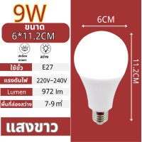 ราคา ร้าน Shelf Shop หลอดไฟ LEDหลอดไฟ LED ขั้ว E27 5วัตต์ 7 วัตต์ 12 วัตต์ 15วัตต์ 18วัตต์ 24 วัตต์ หลอดบับราคาถูก LED BULB Slim หลอดไฟ ขั้ว E27 (16470560365)