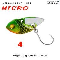 ราคา อุปกรณ์ตกปลา WEEBASS เหยื่อกระดี่ รุ่น กระดี่MICRO เหยื่อปลอม กระดี่ กระดี่เหล็ก (16951199053)