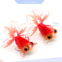 ราคา จี้สร้อยคอรูปปลาทองน่ารักเรซินหรูหราสำหรับพวงกุญแจ DIY สร้อยคอต่างหู (20470768322)