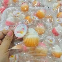 ราคา คัพเค้กน้ำตาลแบบบีบอัดเด้งได้ช้าของเล่นยางบีบบีบอัดแบบบีบ (21661623927)