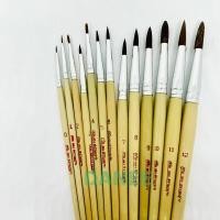 ราคา พู่กันสง่ามะยุระ เบอร์ 0 12 พู่กัน ภู่กัน พู่กันหัวกลม พู่กันทาสี ภู่กันทาสี Paintbrush พู่กันกลม (7167868302)