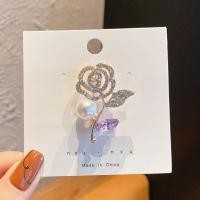 ราคา Korean Rhinestone Pearl Luxury Brooch Flower Fashion Brooch Pin Accessories (20385064885)