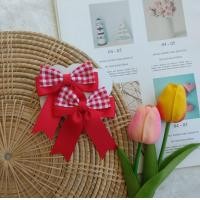 ราคา โบว์ติดผมนักเรียนลายสก๊อต ราคา 1คู่ (15416776356)