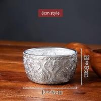 ราคา ขันดีบุกไทย ถ้วยเครื่องปรุง อุปกรณ์ทานอาหารพิเศษสไตล์ไทย ถ้วยข้าว ขันเงินไทยใหญ่ ถาดผลไม้ ถ้วยใส่ผลไม้ ขันสำหรับสงกรานต์ (21314925806)