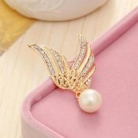 ราคา Korean Rhinestone Pearl Luxury Brooch Flower Fashion Brooch Pin Accessories (20385064880)
