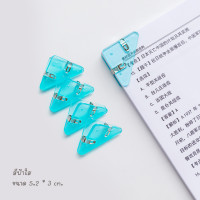 ราคา คลิปหนีบกระดาษ คลิปหนีบกระดาษแบบเข้ามุม คลิปหนีบกระดาษรูปสามเหลี่ยม คลิปหนีบกระดาษน่ารัก คลิปหนีบกระดาษสีพาสเทล (15467445725)