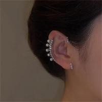 ราคา Clip Ear Cuff Earrings Non Piercing Butterfly Leaf Zircon (19767721362)