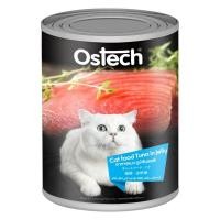 ราคา 1 กระป๋อง Ostech อาหารแมวกระป๋อง ออสเทค ครบทุกแบบ อาหารเปียก เยลลี่ กระป๋อง แมว ออสเทค Ostech 400 กรัม (21728303039)