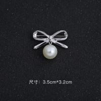 ราคา เครื่องประดับแฟชั่นช่อดอกไม้ติดมุกปิดทึบสไตล์เกาหลีโบว์เงื่อนเข็มกลัด (17472830719)