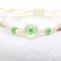 ราคา ใหม่เซรามิคลูกปัดสร้อยข้อมือคริสตัลลูกปัดสร้อยข้อมือแก้วลูกบอลดอกไม้แห้งสร้อยข้อมือคู่แฟนนักเรียนสร้อยข้อมือ (12619802534)