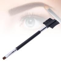 ราคา แปรงปัดขนตาคิ้ว Shaper Double Head Eyelash Comb Eyebrow Brush เครื่องมือแต่งหน้าขนตาคิ้ว (11167622657)