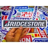 ราคา สติ๊กเกอร์ติดรถ BRIDGESTONE เคลือบกันรอย กันน้ำ เกรด 2 ปี ขนาด 19 5x3 เซนติเมตร l BRIDGESTONE Sticker (21428117498)