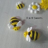 ราคา น้ำตาลแต่งหน้าเค้ก รูปผึ้งน้อย ดอกเดซี่ ทานตะวัน เลือกแบบได้ (20547183676)