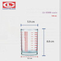 ราคา M KITCHEN แก้วตวง ถ้วยตวง แก้วตวงมีสเกล LUCKY 1 ใบ แก้วตวงชงกาแฟ แก้วช็อต แก้วชงกาแฟ ขนาด 45 ml SCALE A3 (19542975885)