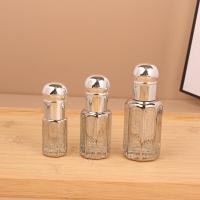 ราคา Eco friendly Glass Oil Containers Unique Essential Oil Bottle Designs Carved Colored Glass Bottles Electroplated Glass Oil Bottles Refillable Glass Essential Oil Bottles (20956217137)