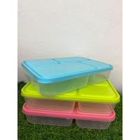 ราคา กล่องใส่อาหาร 4ช่อง กล่องข้าว กล่องถนอมอาหาร (21407107432)