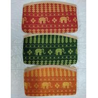 ราคา กระเป๋าผ้าไหมไทยลายช้าง ใส่ธนบัตร ใส่เหรียญ ใส่การ์ด ใส่บัตรเครดิต กระเป๋าซิบ (19540111775)