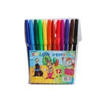 ราคา แพ็ค 12 แท่ง ปากกาเมจิก 12 สี พร้อมซอง เครื่องเขียนสำนักงาน โรงเรียน12 แท่ง (21552886985)