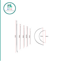 ราคา BEST NEEDLESชุดเข็มเย็บผ้า เข็มชุดDIY 7ขนาด อย่างดี เข็มเย็บผ้าหนา เย็บหนัง เย็บรองเท้า (21152011464)