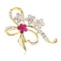 ราคา Korean Rhinestone Pearl Luxury Brooch Flower Fashion Brooch Pin Accessories (20385064870)